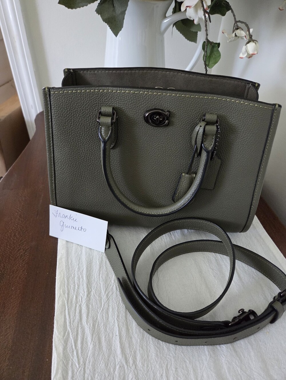 Coach Brooke Carryall 28 EUC Army Green